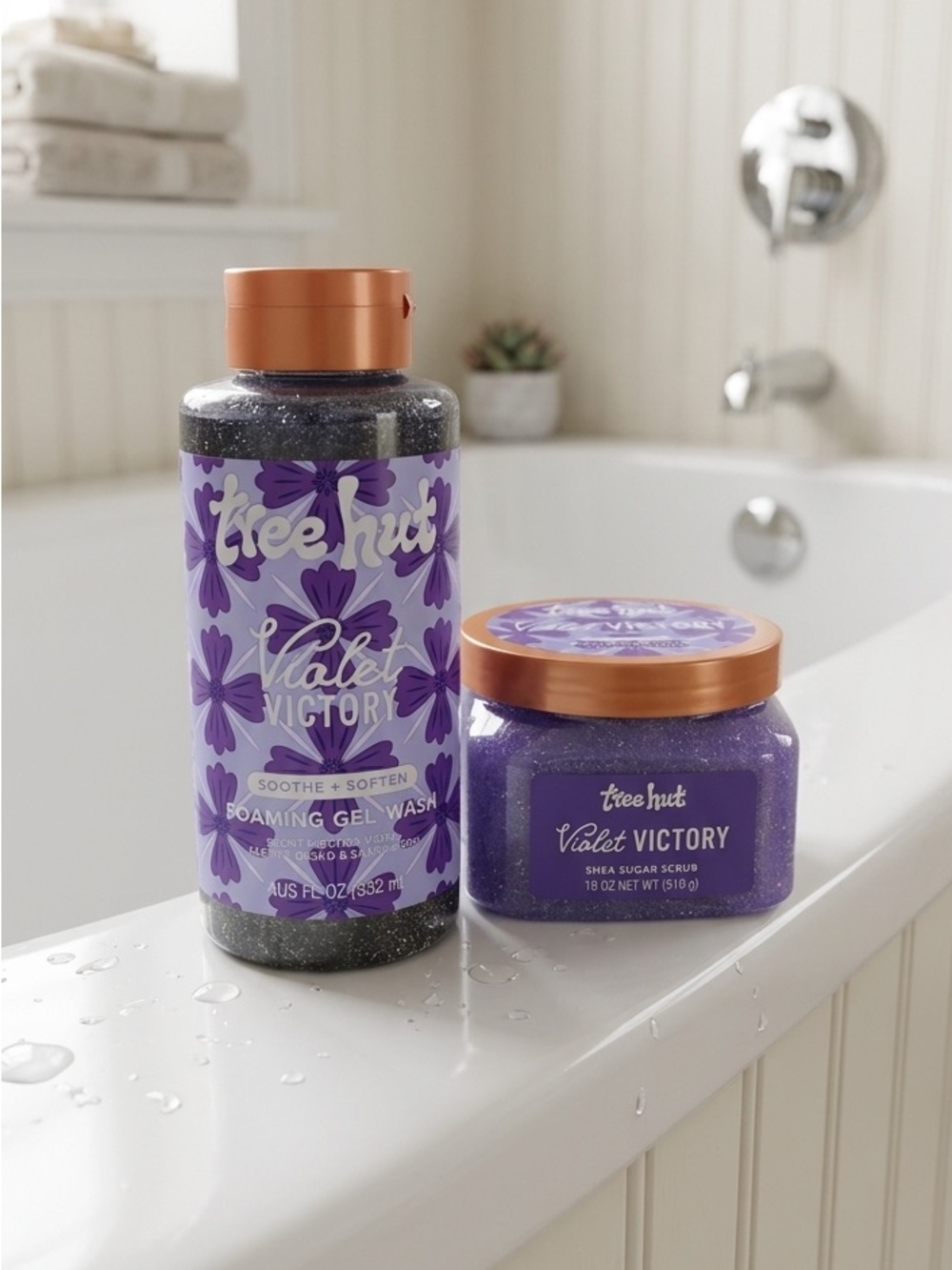 Tree Hut Violet Victory Shea Sugar Scrub - Purple